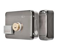 Zunate 12V Electronic Door Lock Intelligent Access Control System Double Head Smart Door Lock with Card Reader for Home Office Hotel
