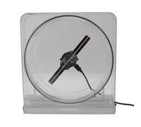 Zunate 14cm 3D Hologram Fan with Cover - 2000x14 HD Destop Holographic Projector Advertising Display with 128 LED, USB Powered App Control Vedio Projector for Party, Store