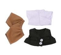 Zunate 17 Cm Gentleman Style Doll Clothing Set for Game Collection - Stylish Vest Shirt Pants Outfit for 17 Cm Dolls [collector selection] Fabric Fiber Materials