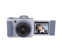 Zunate 2.5K Compact Digital Camera, 66MP Vlogging Video Selfie Camera 16x Zoom 2.4 Inch Screen LED Fill Light 180° Flip Screen Portable for Travel Photography (32G Memory Card)