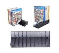 Zunate 2 PCS Game Card Holder for PS 4 SLIM PRO Game Console, Large Capacity Gameing Card Box CD Storage Stand Holder Bracket