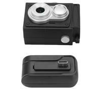 Zunate 2MP Vintage Digital Camera, 1080P Mini Keychian Camera with Battery Handle Anti Loss Design Type C Fharging for Video HD Recording Travel Photography