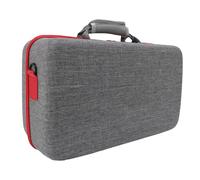 Zunate 2Pcs EVA Shockproof Console Storage Bag (Gray) | Hard Shell Protective Case, Adjustable Sling Strap, Two Tier Organizer, Scratch Resistant Nylon