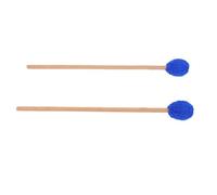 Zunate 2Pcs Marimba Mallets Rubber Head Beechwood | Percussion Sticks, Xylophone Pair, Comfortable Grip, Orchestral Band