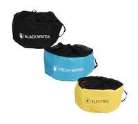 Zunate 3-Layer RV Hose Storage Bags | Multifunctional Accessories Bag for Sewer Water and Electrical Cords (3 Tier)