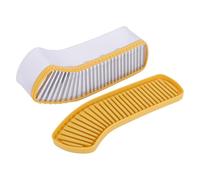 Zunate 304 Stainless Steel Banana Cutter Precise Slicing Kitchen Gadget for Home Picnic 10.4x3.0x2.9in (Yellow)