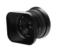 Zunate 35mm Full Frame F2.5 Large Aperture Manual Focus Mirrorless Camera Lens with Lens Hood Front Rear Caps, for E Mount A7 A9 Series Cameras