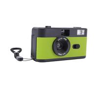 Zunate 35MM Reusable Film Camera Lightweight with Built-in Flash for Capturing Memories, Ideal for Students and Beginners (Black Red)