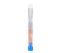 Zunate 3D Printer Nozzle Cleaning Kit, 10PCS Stainless Steel Nozzle Cleaner, Hot End Cleaning Needles with Test Tube Bottle for 3D Printer Accessories Maintenance (0.6x50mm)