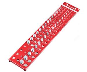 Zunate 42 Nut Bolt Thread Checker Standard Identification | Thread Pitch Finder, SAE Whitworth Fastener Tool, Workshop Garage Test Kit, Portable Wall Hanging