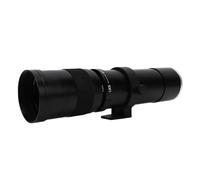 Zunate 420 to 800mm Telephoto Zoom Lens, Manual Focus F8.3 Aperture Optical Glass Lens, All Metal Design, for E Mount Mirrorless Camera (Black)