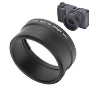 Zunate 49MM Lens Thread Adapter for GR3X Camera, Aluminum Alloy Filter Adapter Ring Camera Accessory for 49MM Thread Wide Angle, Macro, Telephoto Auxiliary Lenses