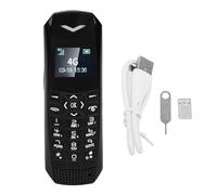 Zunate 4G LTE Unlocked Phone, Super Small Size Senior Cell Phone with Bluetooth MP3 FM SOS Emergency Call, Long Standby, for Work Travel Sports Backup (Black)