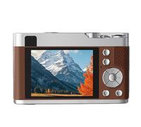 Zunate 4K Digital Camera, 48MP Autofocus Video Recording Camera with 16X Digital Zoom, Anti Shake, 2.8 Inch Compact Screen, with 32GB Memory Card, for Travel Beginner (Brown)