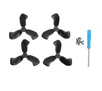 Zunate 4PCS 3 Vanes Propellers, Low Noise Drone Replacement Paddles Lightweight, Extended Flight Time, with Sturdy PC Material, Easy to Install, for NEO 2 Drone (Black)