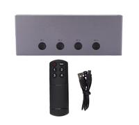 Zunate 4x1 Out Quad Screen Multiviewer | HDMI Switcher with Remote Control and LED Indicator 8K 60Hz 4K 240Hz 1080P 240Hz for PC Blu Ray DVD
