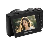 Zunate 5K 75MP Digital Camera with Flip Screen, WiFi Vlogging Camera for Youtube, 18X Zoom and Macro Wide Angle Lens, Built in Beauty Mode and Filters, for Teens and Beginner (Black)