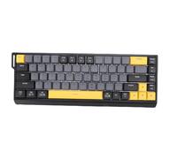 Zunate 65% Gaming Keyboard, USB C Wired Keyboard with 68 Keys and RGB Backlit, Anti-Ghosting No-Conflict for PC Computer Laptop (Gray Black)