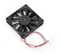 Zunate 80mm Cooler Fan for Computer Case, 4800RPM CPU Coolers Heatsink Computer Mute Cooling Fan, Double Ball Bearings, Motherboard 3 Pin Interface