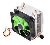 Zunate 90mm Cpu Cooler Fan,4 Heatpipes,3pin,8 CFM Airflow, Noiseless Fast Heat Dissipation Computer Cpu Cooling Fans,Plug and Play (single fan)