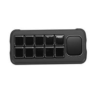 Zunate AI Voice Recognition Interact Control Panel with Double Systems for True Mechanical Input Experience, WiFi 2.4GHz Band Support, ABS Material (Black)