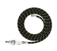 Zunate Air Compressor Hose Kit 1.8m | Professional Airbrush Accessory Set with Nylon Braided Hose and Oil-Water Separator, 1/8" BSP Female Connectors for Cake Decorating Tattoo Nail Art