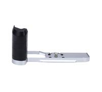 Zunate Aluminum L Bracket Fit for ZF Camera Arrow Storage Case Plate with 1/4 Inch Screw Hole for Arca Tripod Mount Video Recording (Silver)