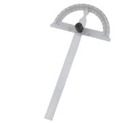 Zunate Angle Protractor, 0 to 180 Degrees, Carbon Steel Chrome Plated, 80 x 120mm with Arm Angle Marker Locator