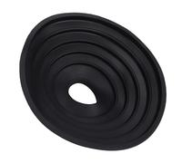 Zunate Anti Reflective Lens Hood for Camera Lens, Silicone Foldable Hood with Adhesive Backing for 50-70mm Outer Diameter Lenses, Blocks Stray Light for Mirrorless and DSLR