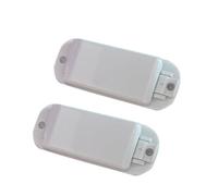 Zunate Baby Proof Light Switch Cover Protector 2 Pack - Childproof Rocker Switch Guard Lock for Standard Single Double Triple Rocker Switches, Slide to Unlock Design, Easy Installation, (White)