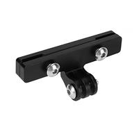 Zunate Bicycle Seat Camera Rail Mount Holder | Aluminum Alloy CNC Extension Bracket Adapter Clamp for Hero, Tail Light Support