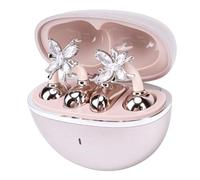 Zunate Bluetooth Earbuds Detachable Earrings Comfort Fit for Women Gifts, Open Natural Sound Wireless Headphones with Long Playback, Stylish Accessories in Black (Pink Gold)