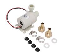 Zunate Brushless Water Circulation Pump Strong Construction 8L/Min 3meter Lift for Solar Water Heater, ABS Resin Metal for Beverage Production Solar Thermal Installations