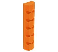 Zunate Cable Manager Organizing Solution Stylish Durable Silicone for Computer Setup 1 Pack (Orange)