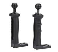 Zunate Camera Dual Handle Grip Ergonomic Sturdy Aluminum Tray for Underwater Photography System Set of 2 Grips Connection Tray Wrenches Screws Ideal for Diving Photography