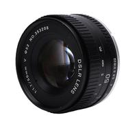 Zunate Camera Lens, 50mm F1.7 Large Aperture Full Frame Prime Lens for Portrait Photography, Manual Focus Camera Lenses Replacement for K1 K1 Mark II
