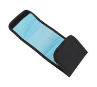 Zunate Camera Lens Filter Case, 3-12 Pockets 5 Sizes Foldable Nylon Carry Pouch with Shock Absorbing Sponge Belt Bag for 25mm to 86mm Photography Round and 83x100mm Square Filters (for 3pcs)