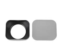 Zunate Camera Lens Hood with Cover, 7 Size 39mm/40.5mm/43mm/46mm/49mm/52mm/58mm Metal Sun Shade Cover Accurate CNC Fine Processing Lens Hood Shade Protector with Cap (43mm-2)