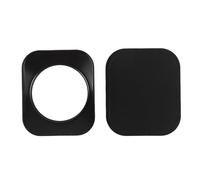 Zunate Camera Lens Hood with Cover, 7 Size 39mm/40.5mm/43mm/46mm/49mm/52mm/58mm Metal Sun Shade Cover Accurate CNC Fine Processing Lens Hood Shade Protector with Cap (46mm)
