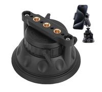 Zunate Car Suction Cup Mount with 3pcs 1/4 Inch Screw Hole, 8cm Base Diameter for Windshield Camera Holder, 5KG Load Bearing for Car Dashcam Phone Action Camcorder