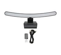 Zunate Computer Monitor Light Bar, Desktop Fill Light Curved Screen Hanging Light, Touch Dimming, with 7 Color RGB Light Effect, for Relieve Eye Fatigue