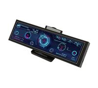 Zunate Computer Temp Monitor, Second Monitor with Easy Connection, Customizable Layout, Eyes Protection, Metal Shell, 8.8 Inch LCD USB C for Desktop Chassis (with Touch)