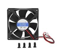 Zunate CPU Cooling Fan, 3 Pin Ultra Quiet PC Case Cooling Fan, High Efficient Heat Dissipation Computer Chassis Internal Cooler Fan, 80 X 80 X 25mm (2000RPM)
