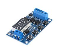 Zunate DC 5V-30V Actuator Cycle Delay Timer Switch Module, Adjustable On Off Relay with LED Display, 0.1s-999min Timer Relay, Dual-MOS 15A 400W for Motor Light LED Strip