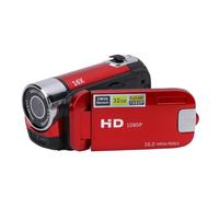 Zunate Digital Camera 1080P, 16MP Compact Small Video Camera with 2.4 Rotatable Screen, 16X Digital Zoom, Anti Shake, Loop Recording, Vlogging Camera for Teens Adult Beginner (Red)