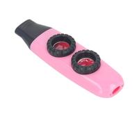Zunate Dual Hole Kazoo Flute with Adjustable Sound for Musical Performances Ideal for Camping and Traveling Compact Size 115 X 32 X 20mm (Pink)
