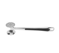 Zunate Dual Side Meat Tenderizer Mallet, Zinc Alloy Steak Pounder Tool with Non-Slip Silicone Handle, 2-in-1 Needle Kitchen Meat Mallet for Thin & Thick Cuts, Effortless Cleanup (Hook Handle Style)