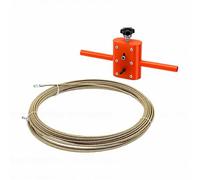 Zunate Electric Drill Wire Puller Fast Cable Pulling Tool with 49.2FT Steel Wire for Efficient Pipe Layouts