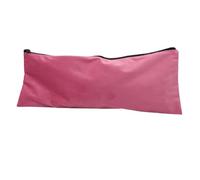 Zunate Empty Mahjong Bag Versatile Cosmetic Storage Solution for On-The-Go Players 6.50x17.32in Durable Flannel (Pink)