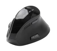 Zunate Ergonomic Vertical Mouse, Wireless Mouse BT 2.4G Multi-Device Compatibility Quick Response DPI 1000 1600 2400 3 Levels Silent Click for Laptop Desktop Tablet